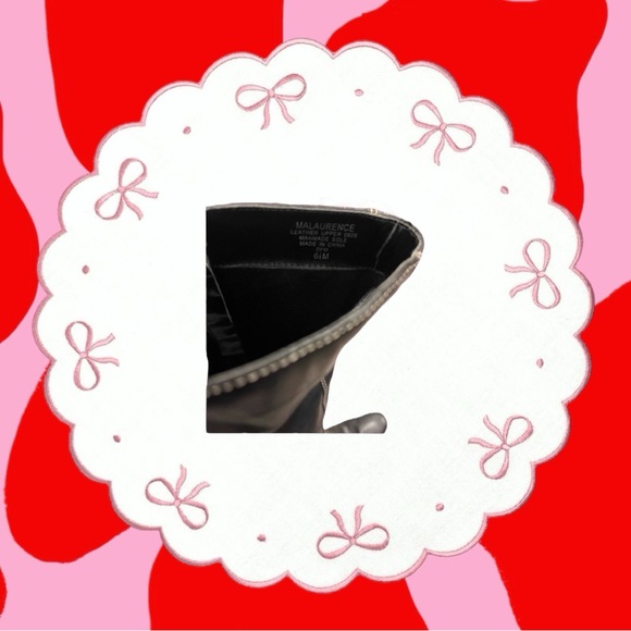 vintage leather heeled boots 🍒 - Picture 7 of 7